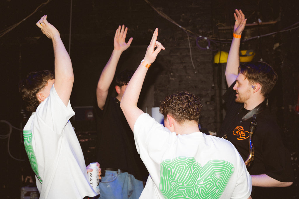 3Olympia Exclusive short sleeve tee - White + Green