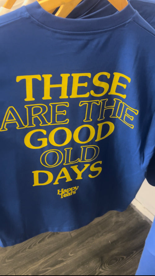 BLUE 'HAPPY TEARS' TEE